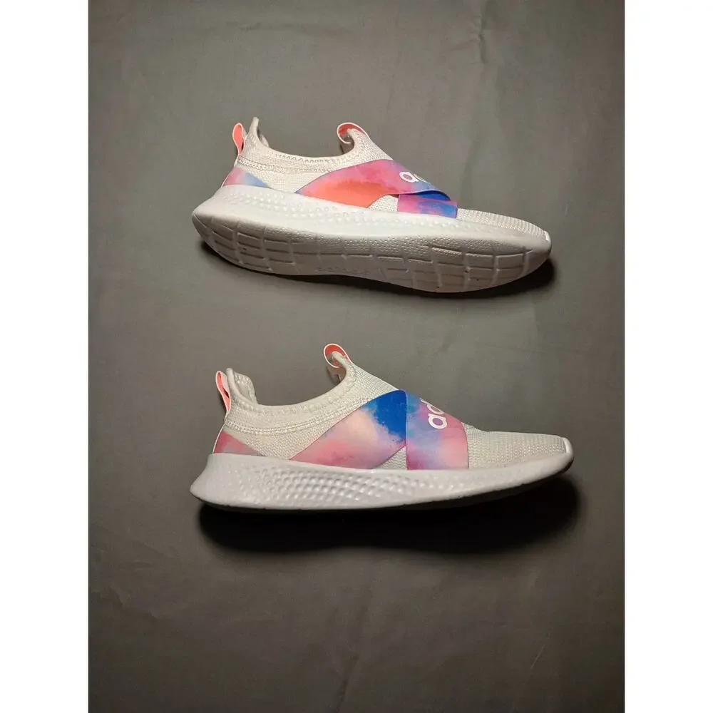Adidas Cloud foam Slip On Tie Dye Sneakers Women's Size 6 - Picture 1 of 7